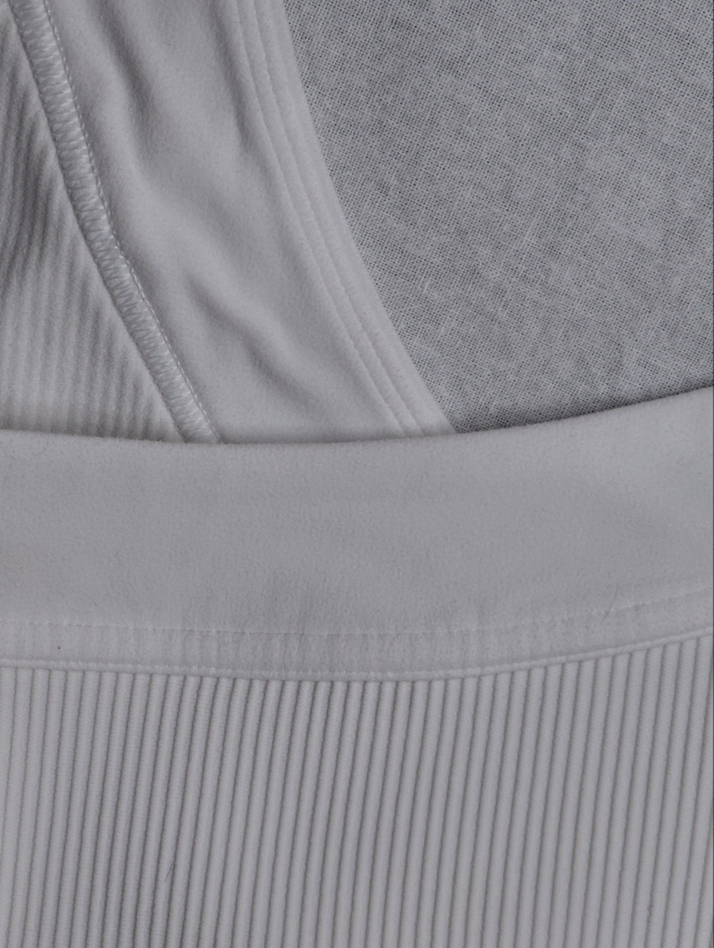 Athleta White Ribbed Crossback Crop Tank - Picture 6 of 11